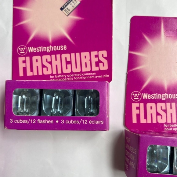 7 Boxes Westinghouse Flashcubes New in Box 21 Cubes in Total Vintage Made in USA - Picture 2 of 4